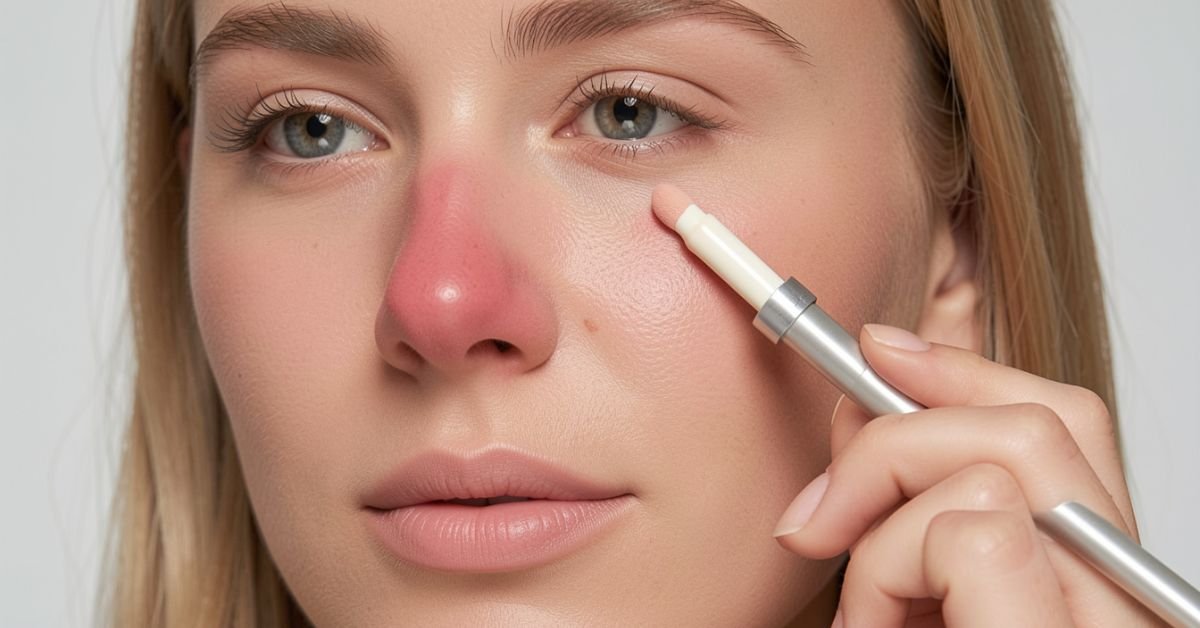 makeup concealer for rosacea on nose