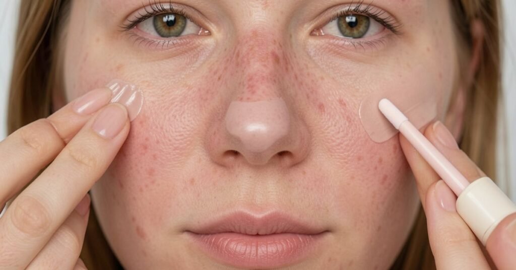 makeup concealer for rosacea on nose