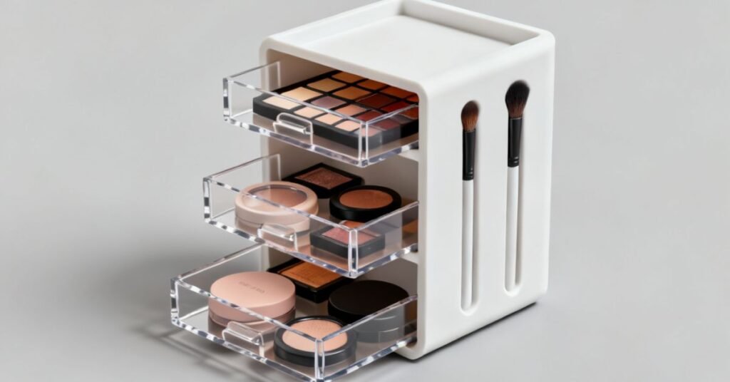vertical makeup palette organizer 3d print