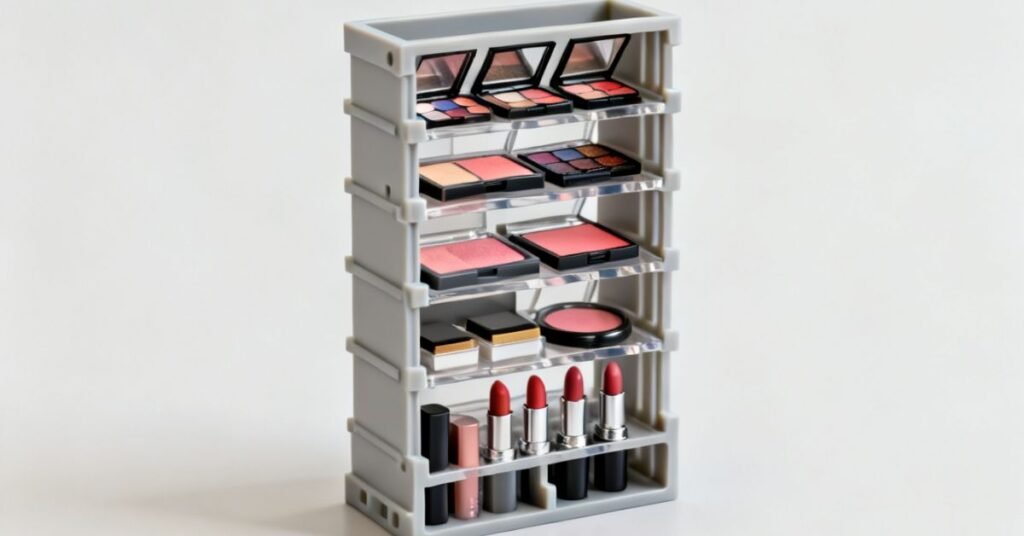 vertical makeup palette organizer 3d print