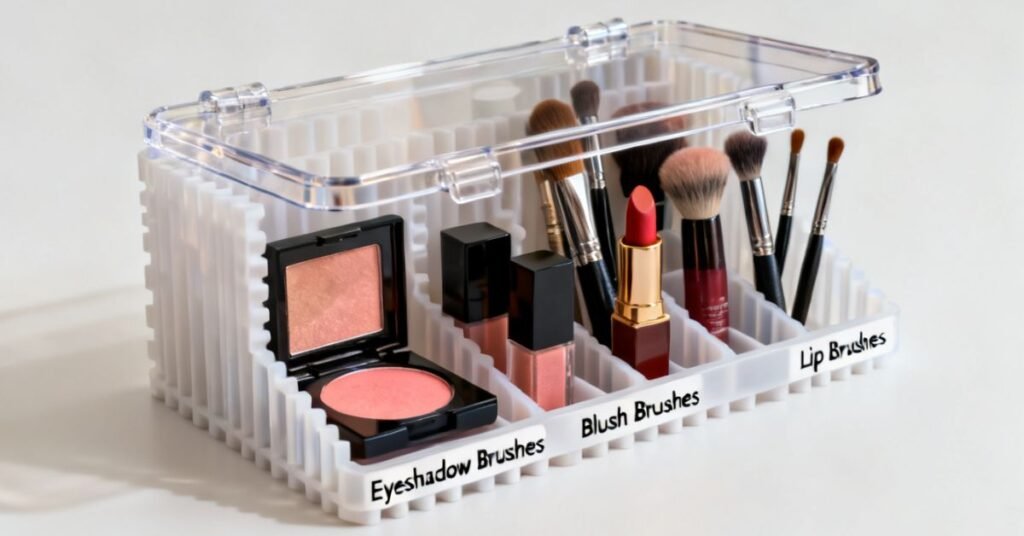 vertical makeup palette organizer 3d print