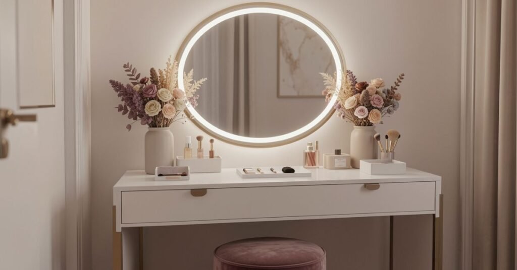 Aesthetic Makeup Vanity