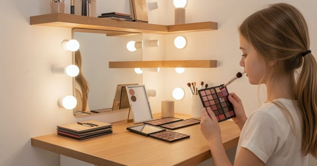 Aesthetic Makeup Vanity