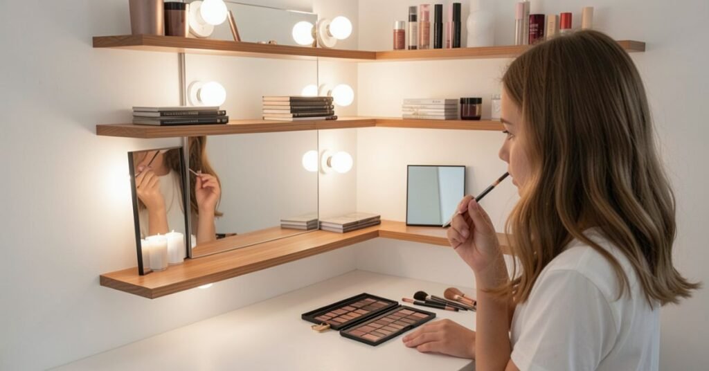 Aesthetic Makeup Vanity
