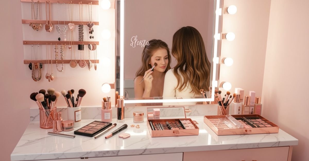 Aesthetic Makeup Vanity