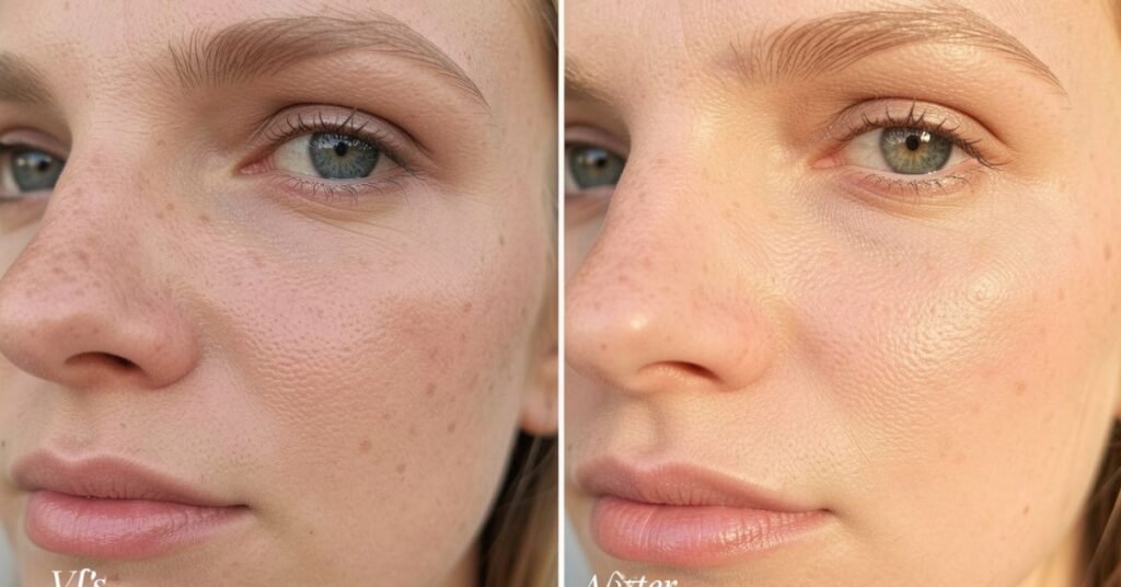 before makeup vs after makeup