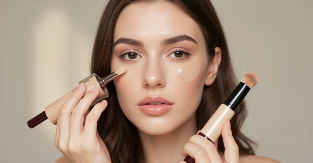 concealer vs foundation makeup
