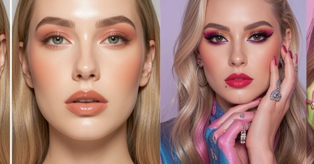 different makeup styles