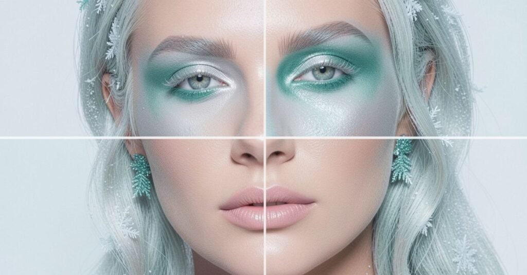 winter color palette makeup
