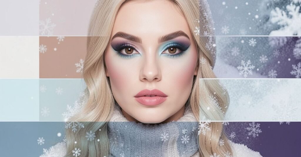 winter color palette makeup
