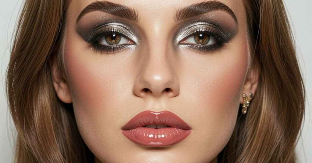 1980s-makeup-glossy-lips.