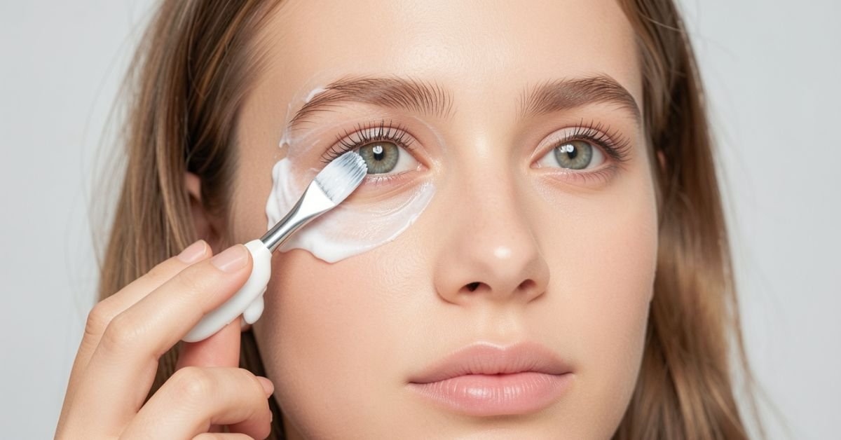 makeup remover in eye