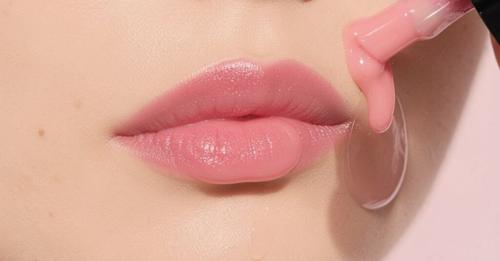 non sticky lip gloss