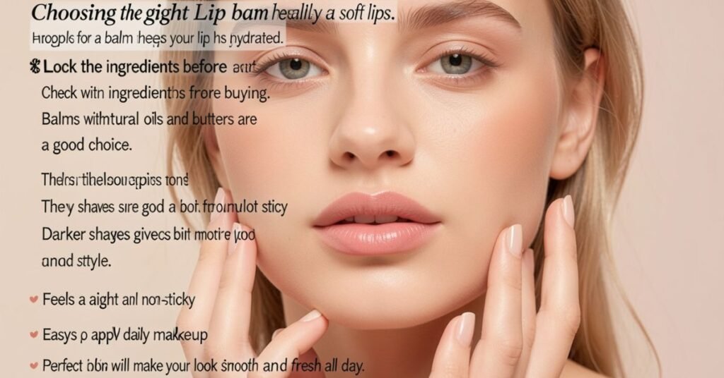 tinted lip balm makeup