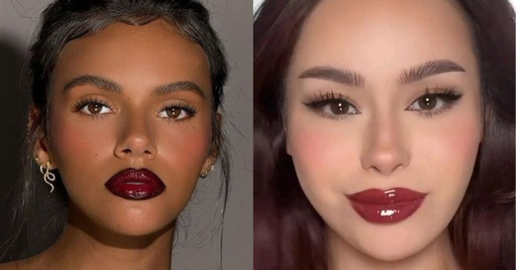 cherry cola makeup trend