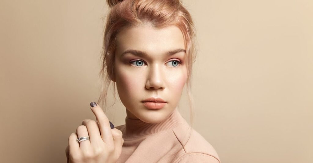 vanilla girl makeup look