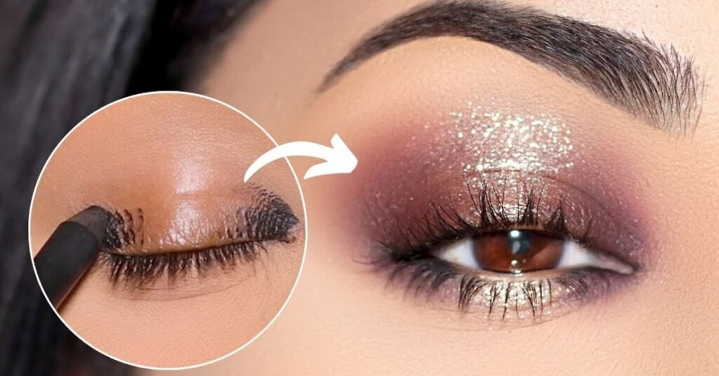 kohl eye makeup look