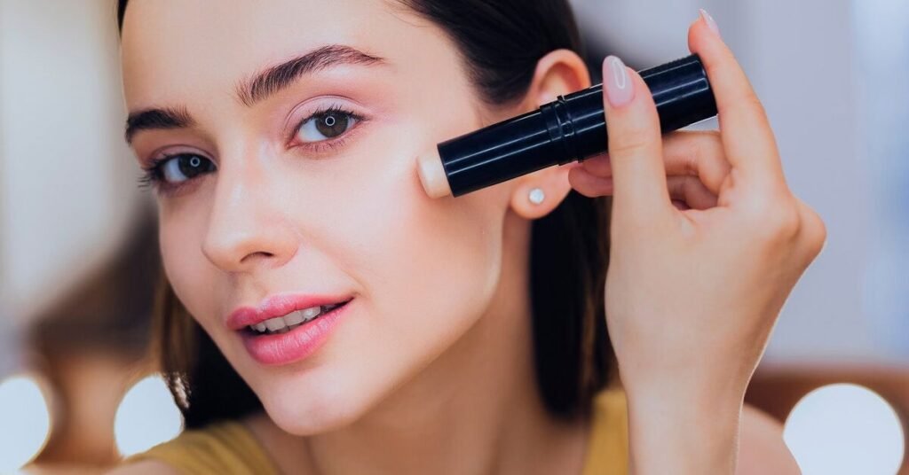Makeup separating around the mouth