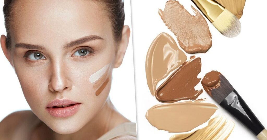 Makeup separating around the mouth